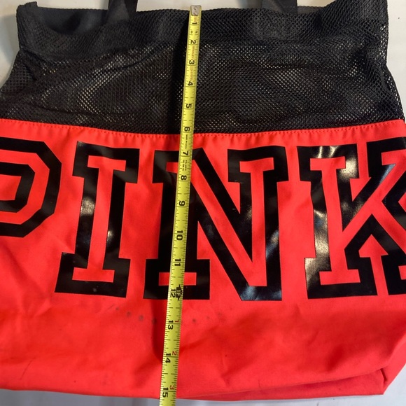 Pink Victoria secret hot pink tote bag. - Picture 3 of 6